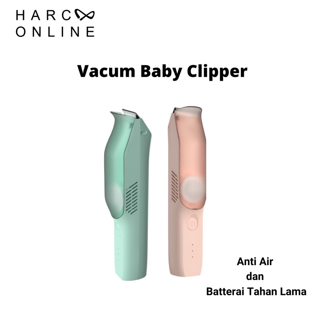 Harcoo Online - Vacuum Baby Clipper Alat Cukur Rambut Bayi Otomatis Electric Rechargerable