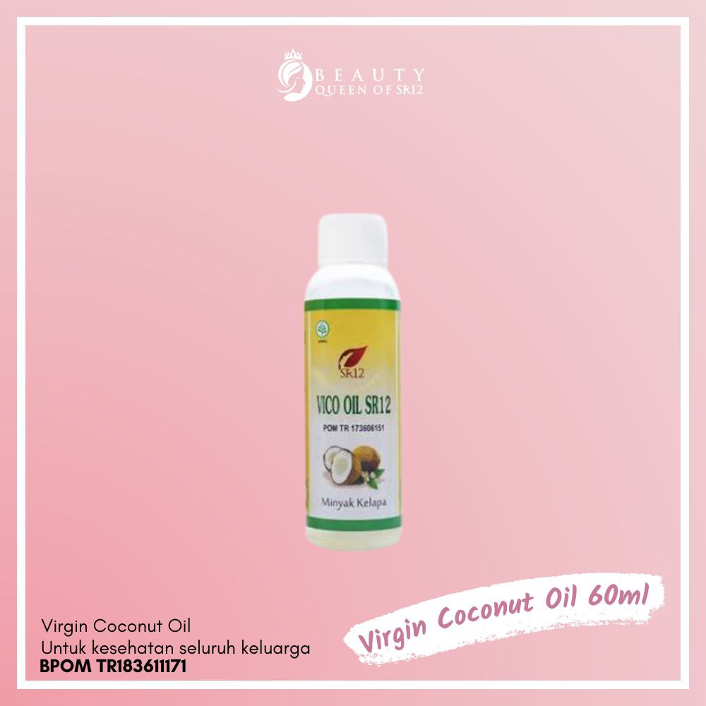 SR12  Virgin Coconut Oil Vco Minyak kelapa Murni Grade A Suplemen Daya Tahan Tubuh Imun Booster Untuk Kesehatan dan Kecantikan