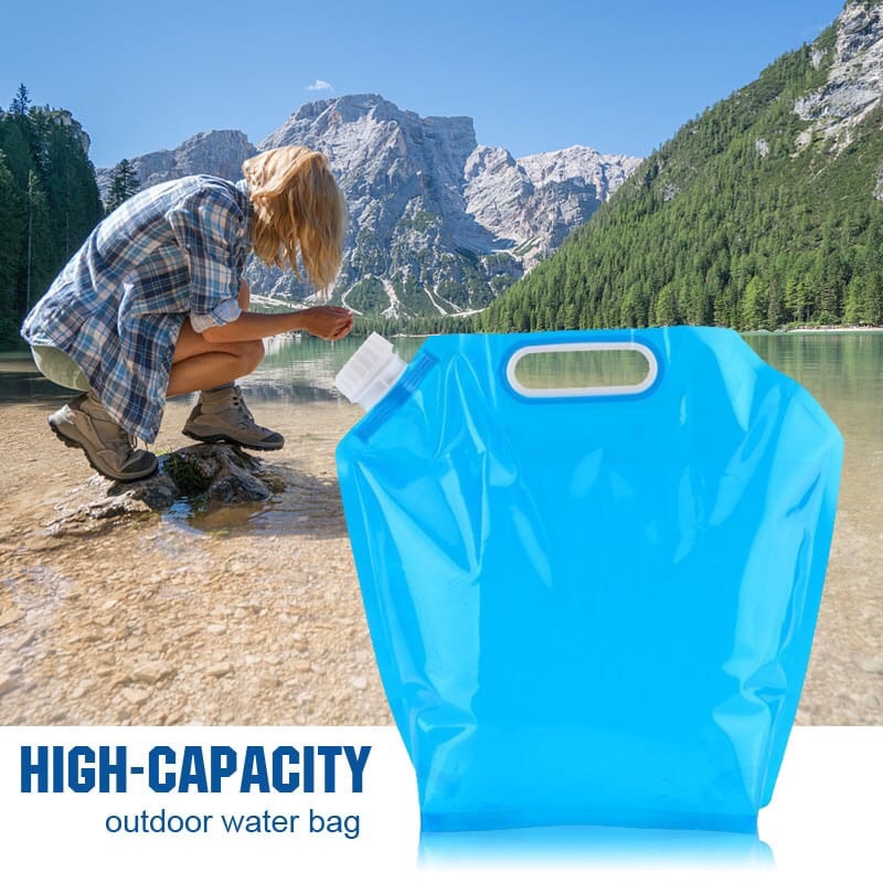 Kantong Air Portable Water Bag 5 liter Transparant