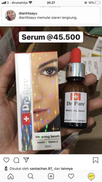 PAKET PERAWATAN WAJAH DR PURE BPOM / cream BPOM