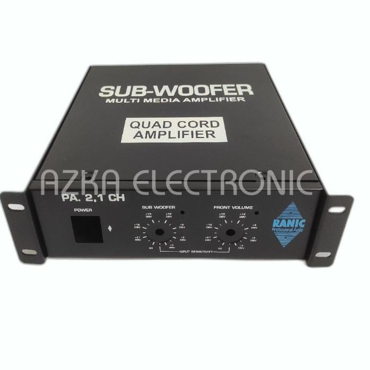 Stock Terkini Box Power Amplifier Subwoofer 2.1 Channel