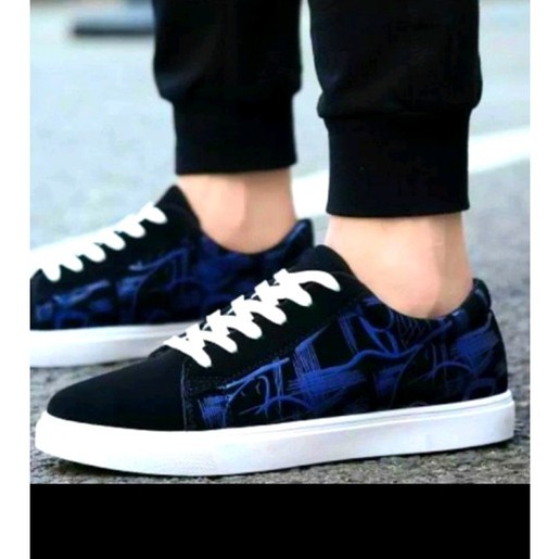 (COD) vans sneakers grade original sepatu sekolah sepatu kuliah model van fetino sepatu keren motif