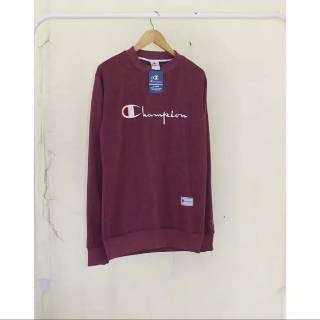 crewneck champion front bordir tengah Shopee Indonesia