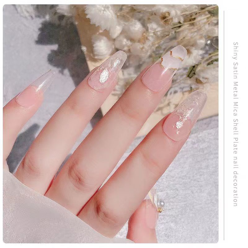 Shell Breakstone White Shiny / Seashell White Gaya Jepang Nail Art Japan Nails