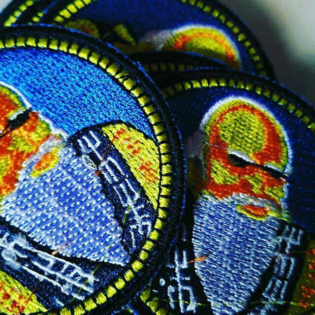 Patch emblem bordir orangtua