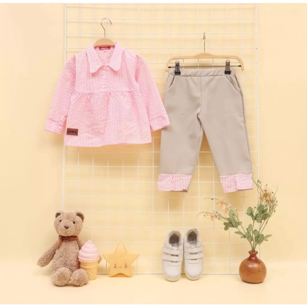 PROMO-SETELAN ANAK PEREMPUAN TUNIK TERBARU SETELAN BAJU ANAK PEREMPUAN TUNIK LALA TERLARIS