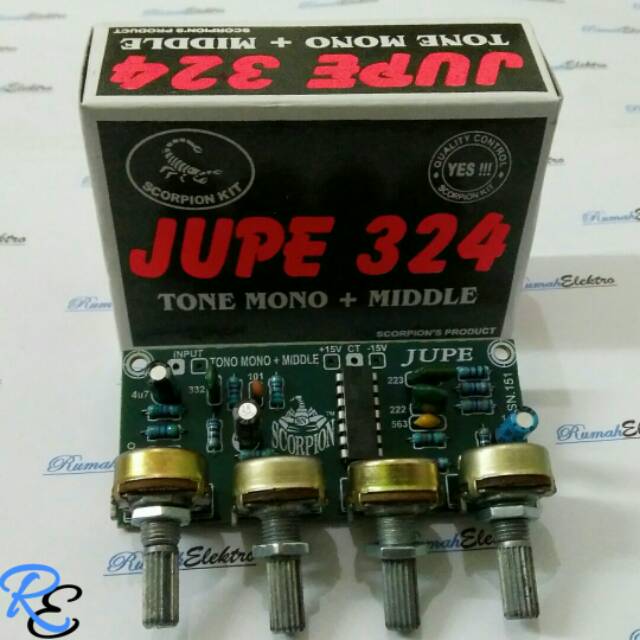 Kit Tone Control mono Plus Middle Jupe 324
