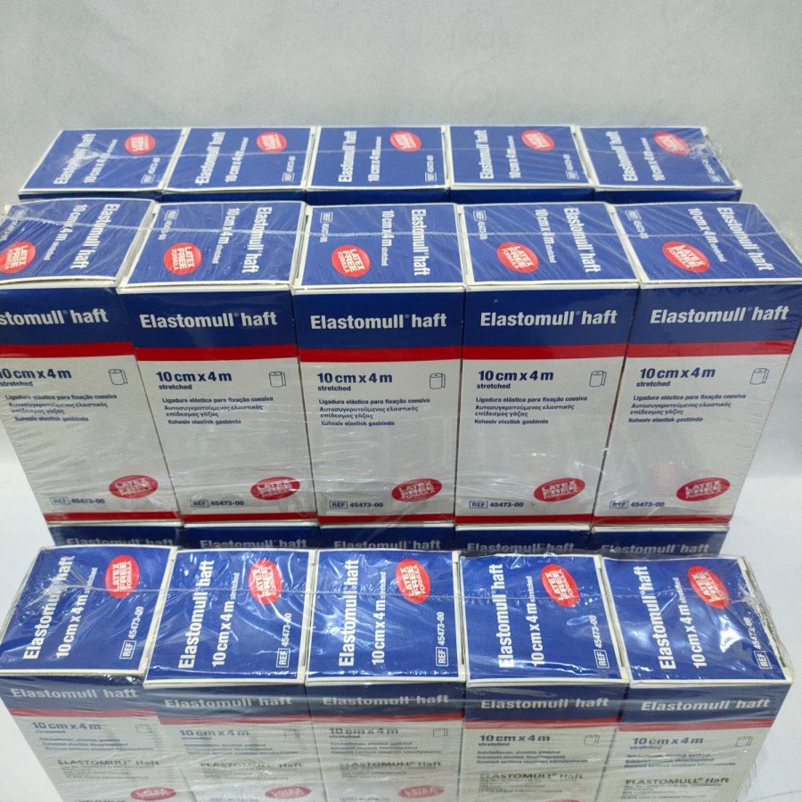 Elastomull Haft 10 cm x 4 cm Elastomul 10x4 Kasa Perban Verban BSN