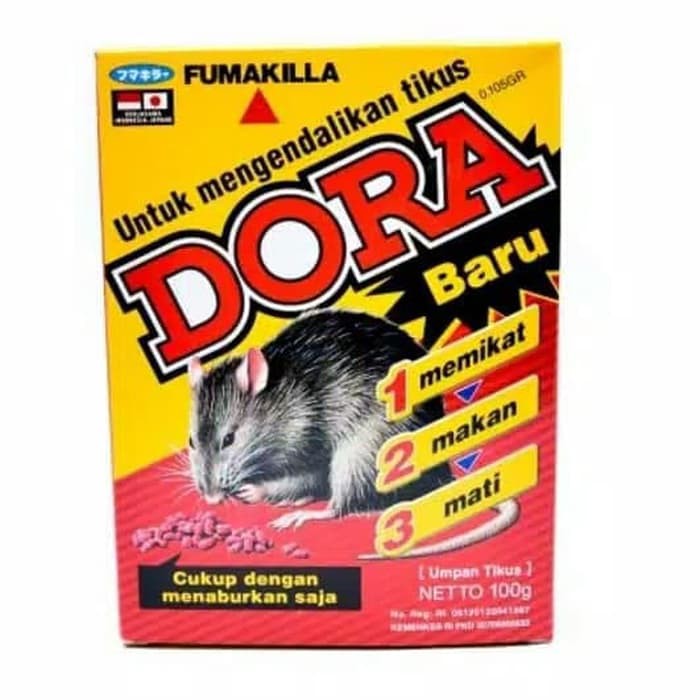50/ 100GRAM Umpan Racun Tikus DORA KECIL / Umpan Pembasmi Tikus Kemasan Ekonomis