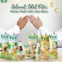 

Sale Oke--Vsoy Susu Kedelai Original / Multi Grain | V-soy Soya Milk 1 Liter UHT - Multi Grain