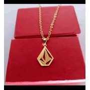 Kalung Liontin Logo Volcom Ready Stok
