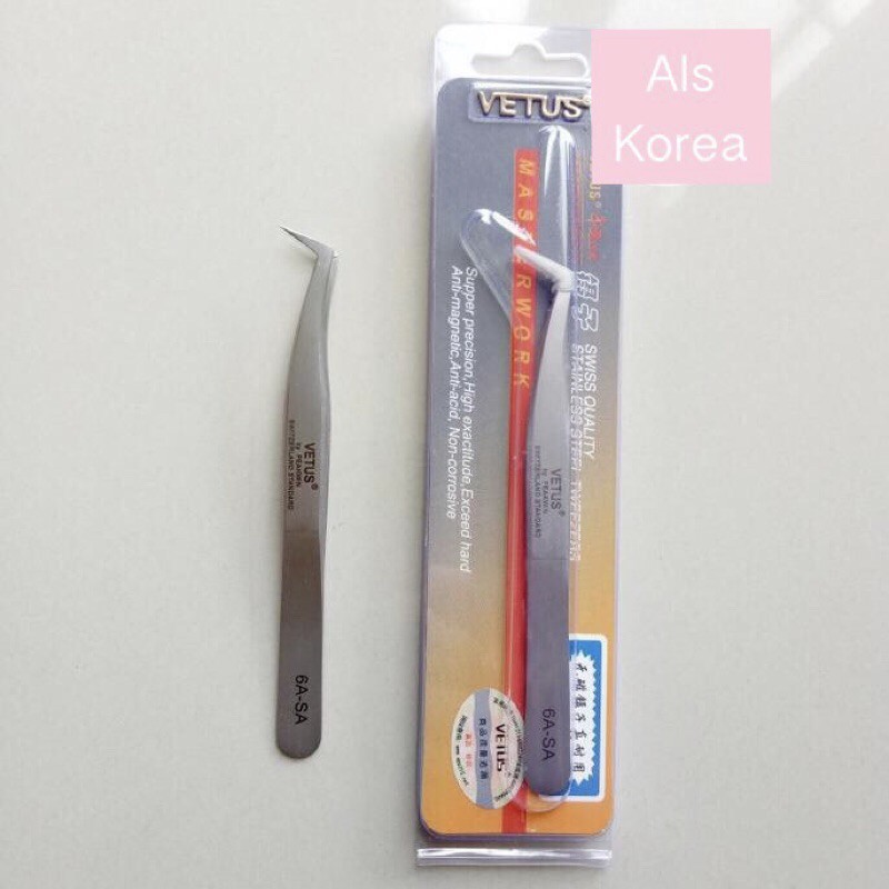 Pinset Volume 6ASA Vetus ORIGINAL DAN BIASA / PINSET VETUS RUSSIAN / TWEEZER VOLUME EYELASH EXTENSION