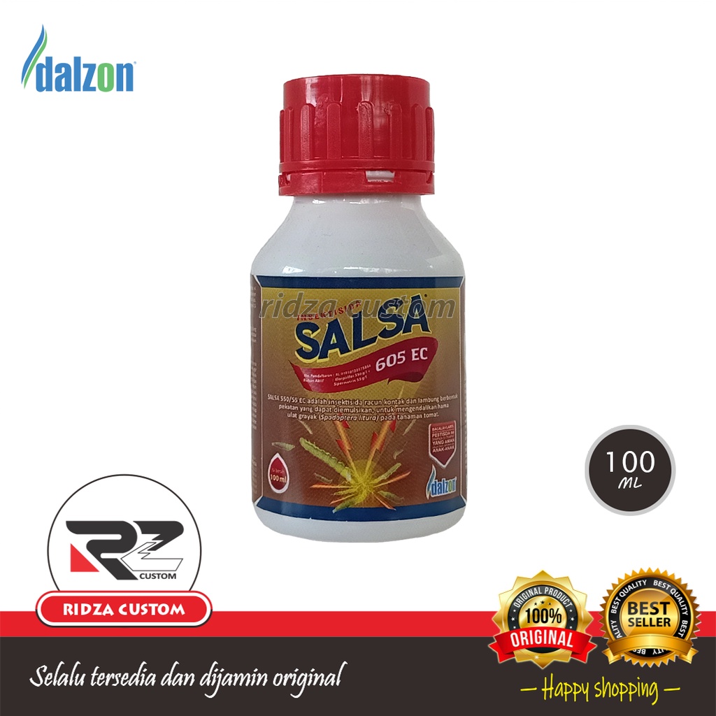 Salsa 605 EC 100 ml Insektisida Ulat Grayak - Spodoptera Litura
