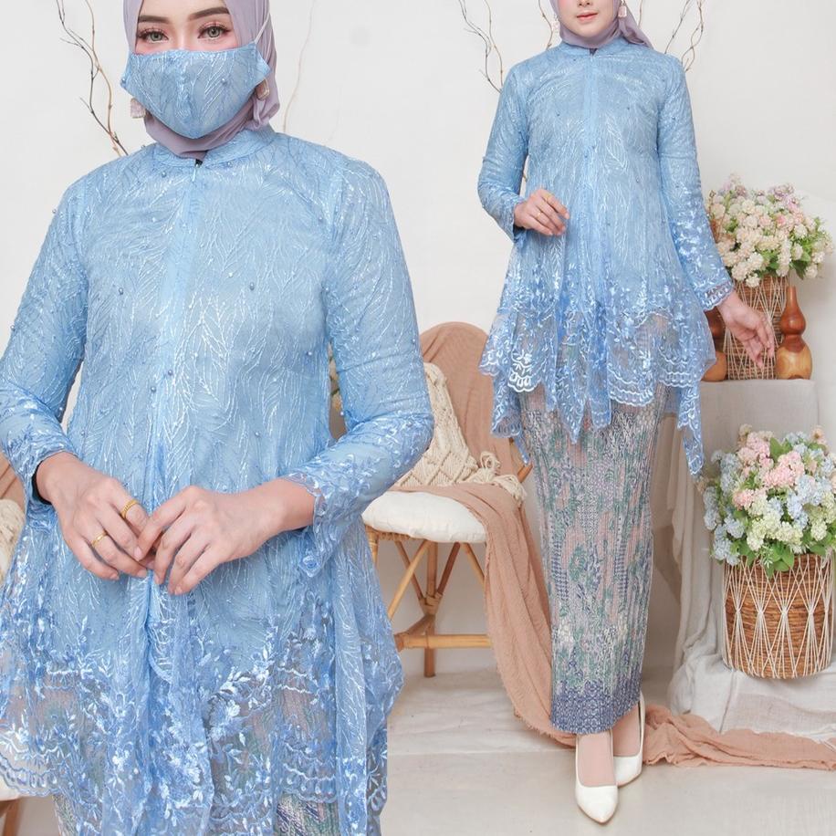 ☆ Set Kebaya Floy Busui Tulle KebayaPesta ✲