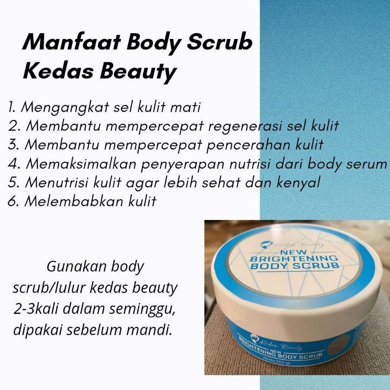 BODY SCRUB KADAS BEAUTY