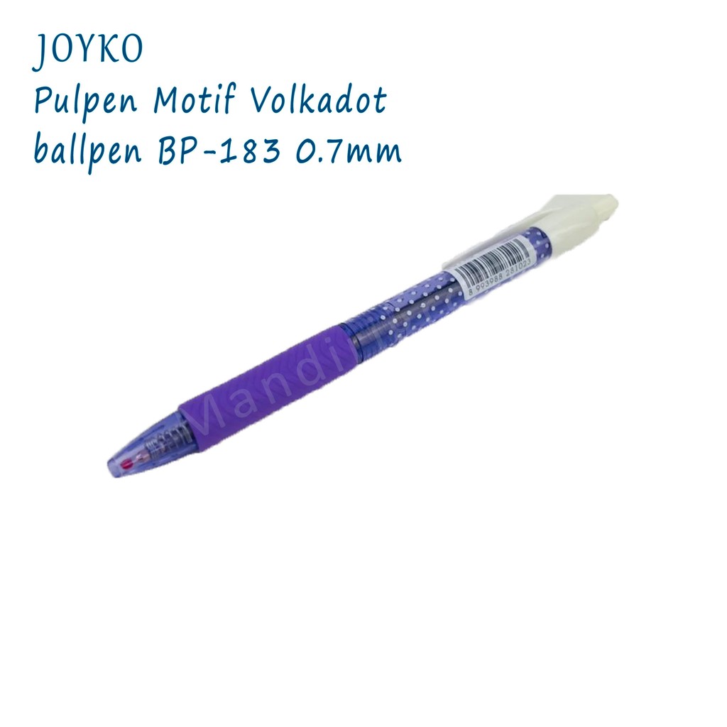 Pulpen Motif Volkadot * Joyko * Ballpen * BP-183 * 0.7mm