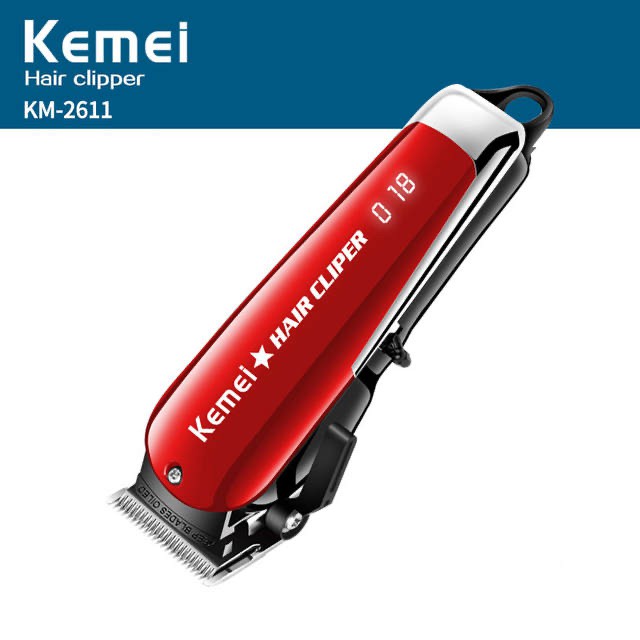 Kemei KM 2611 Alat Cukur Rambut Barber Hair Clipper Turbo Power Mesin Cukuran Kemei KM-2611