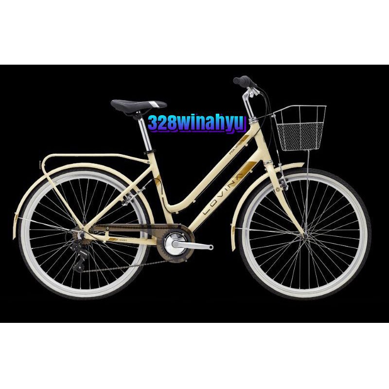 sepeda keranjang polygon lovina 26