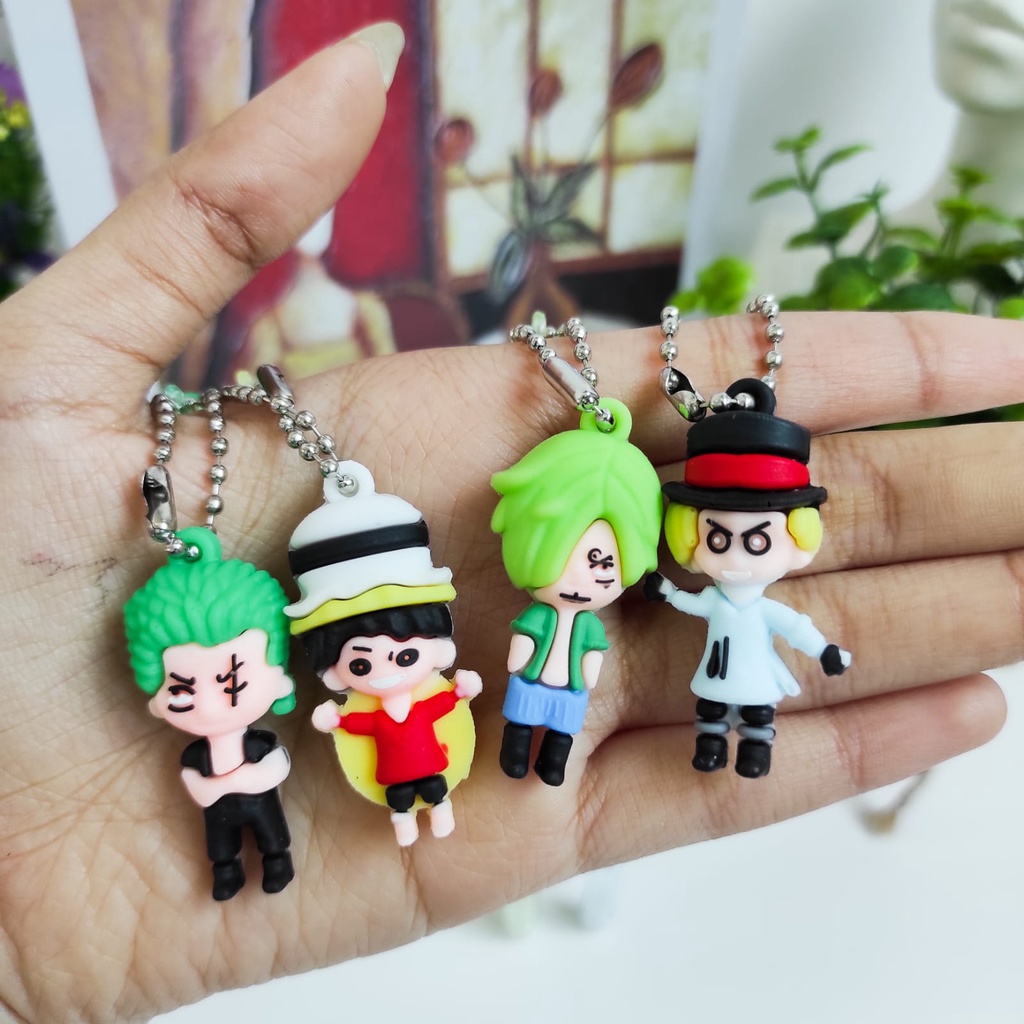 PULPEN GANTUNGAN ONE PIECE BOLPEN ANIME ALAT TULIS BOLPOIN UNIK IMUT PEN GEL KARAKTER PENA UNIK LUCU MURAH