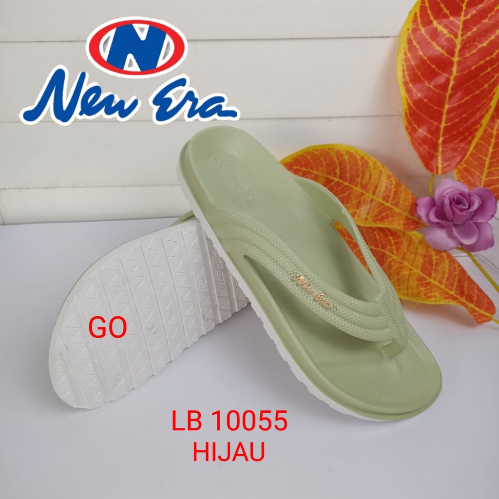 sogo NEW ERA LB 10055 &amp; LB 100362 Sandal Jepit Karet Wanita Polos Anti Slip Sandal Japit Cewek Berkualitas Terlaris