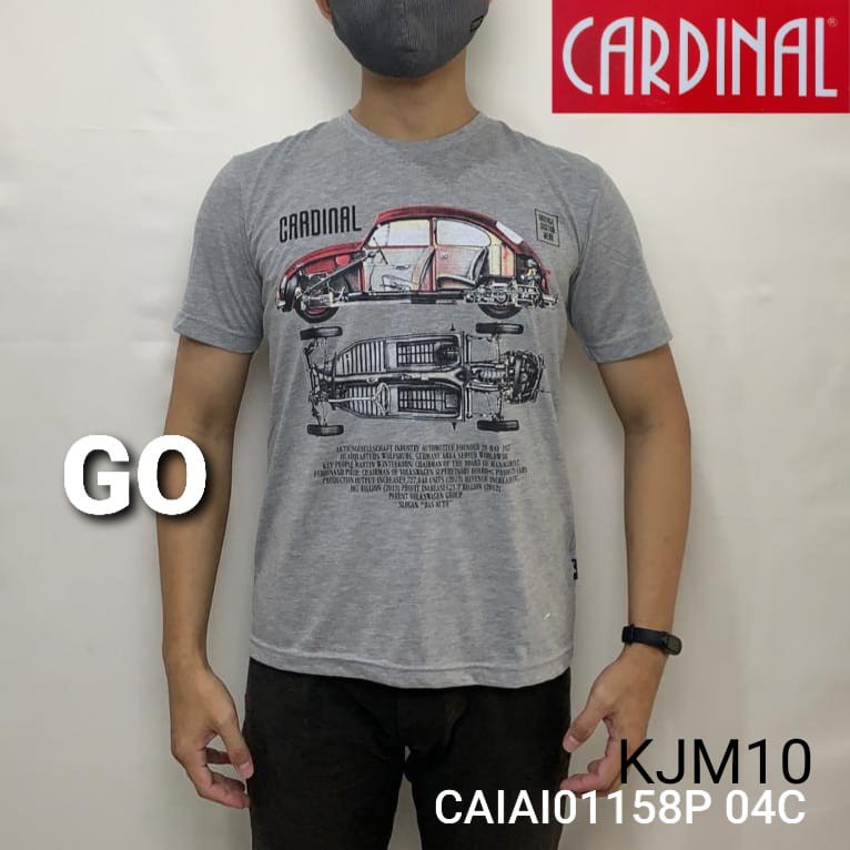 gof KJM CARDINAL JEANS KAOS T-Shirt Cowok Baju Reguler Slimfit Cowok Kaos Cardinal New!!!