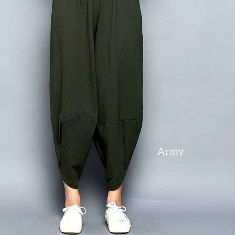 Celana Casual Wanita Korea KYOKO PANT BAHAN TWILL PREMIUM