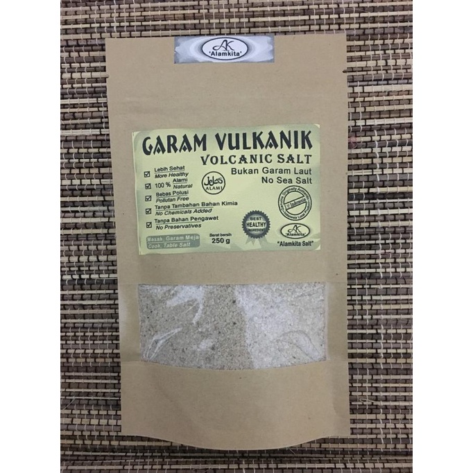 

langsung order saja] Garam vulkanik (volcanic salt) netto 500 gram untuk masak