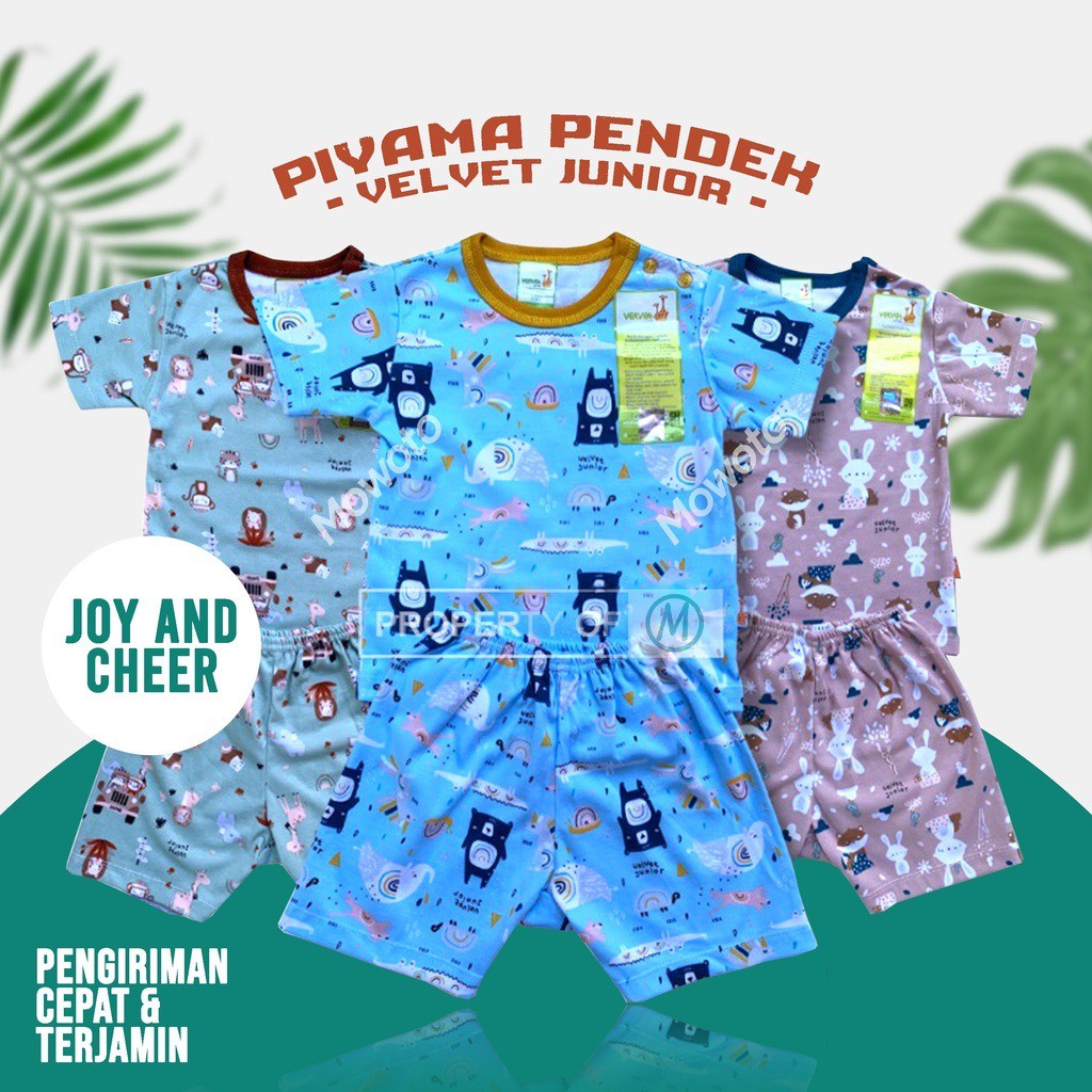 MURAH!! Setelan Baju Anak VELVET JUNIOR - Baju Anak Kaos Pendek Motif Warna Usia 3 bln s/d 5 Tahun - SINGLET ANAK LAKI LAKI - Baju Bayi Perempuan - Baju Bayi Laki Laki - Baju Bayi Baru Lahir - SINGLET ANAK - Kaos Kutung - BAJU BALITA