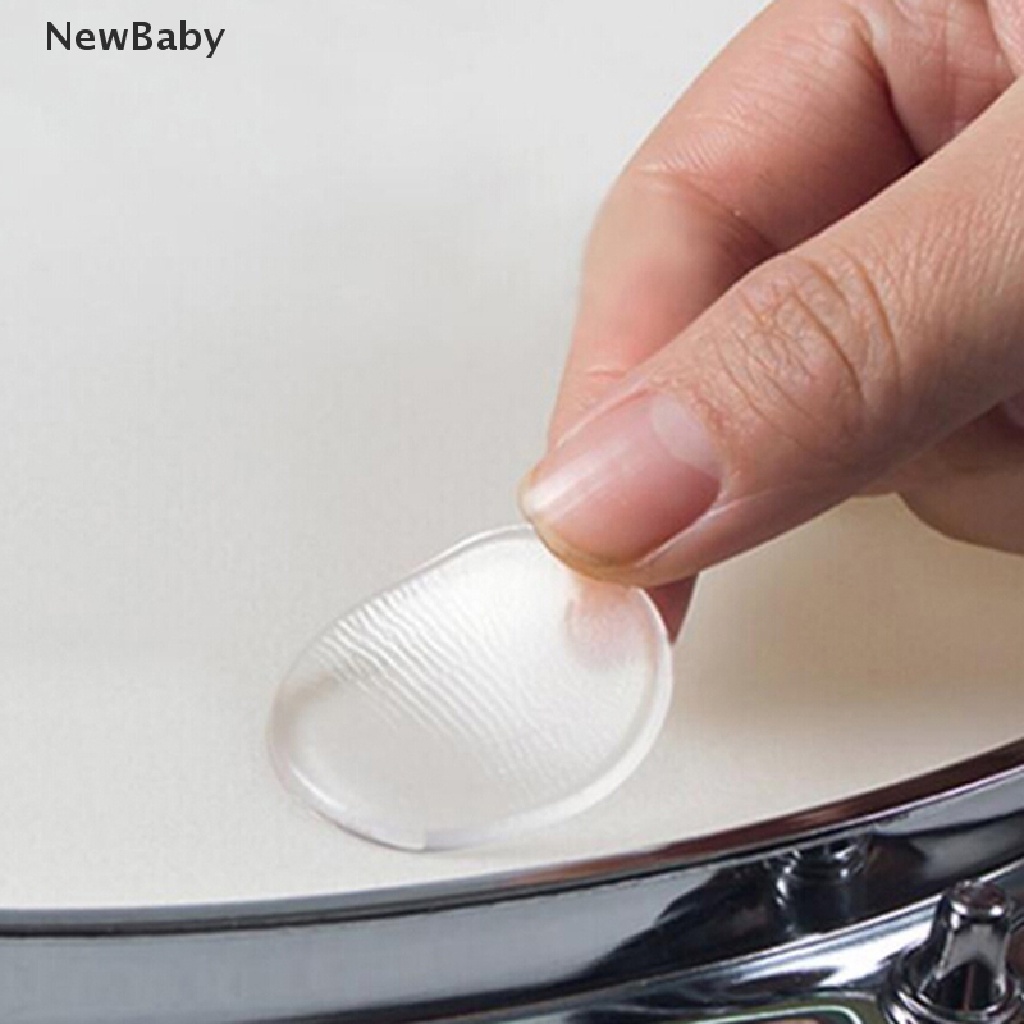 NewBaby 6 Pcs Drum mute pad silicon gel muffler percussion instrument silencer practice ID