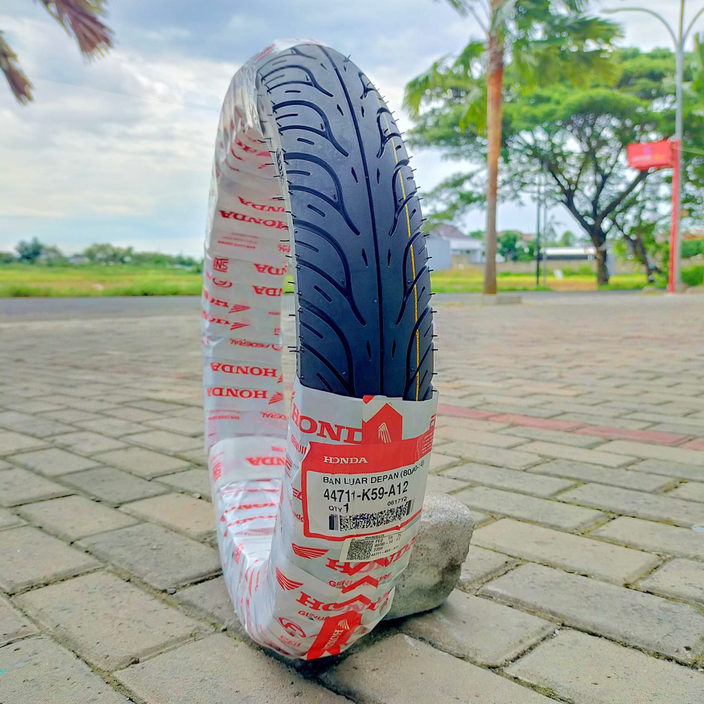 Ban Tubles Honda AHM Federal 80/90-14 Free Pentil/ Ban depan beat vario