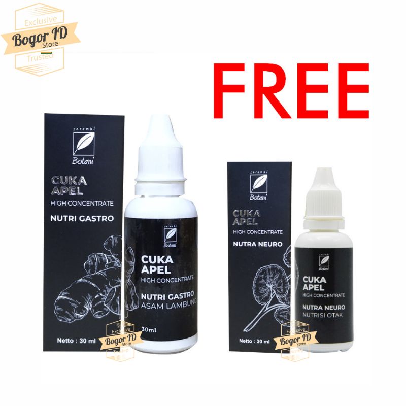 

PROMO BUY CUKA APEL NUTRI GASTRO FREE NUTRA NEURO