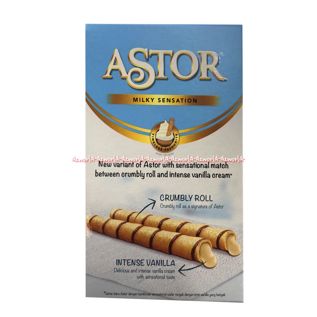 Astor Milky Sensation Vanilla Shake Vanilla Creamy Astor Roll