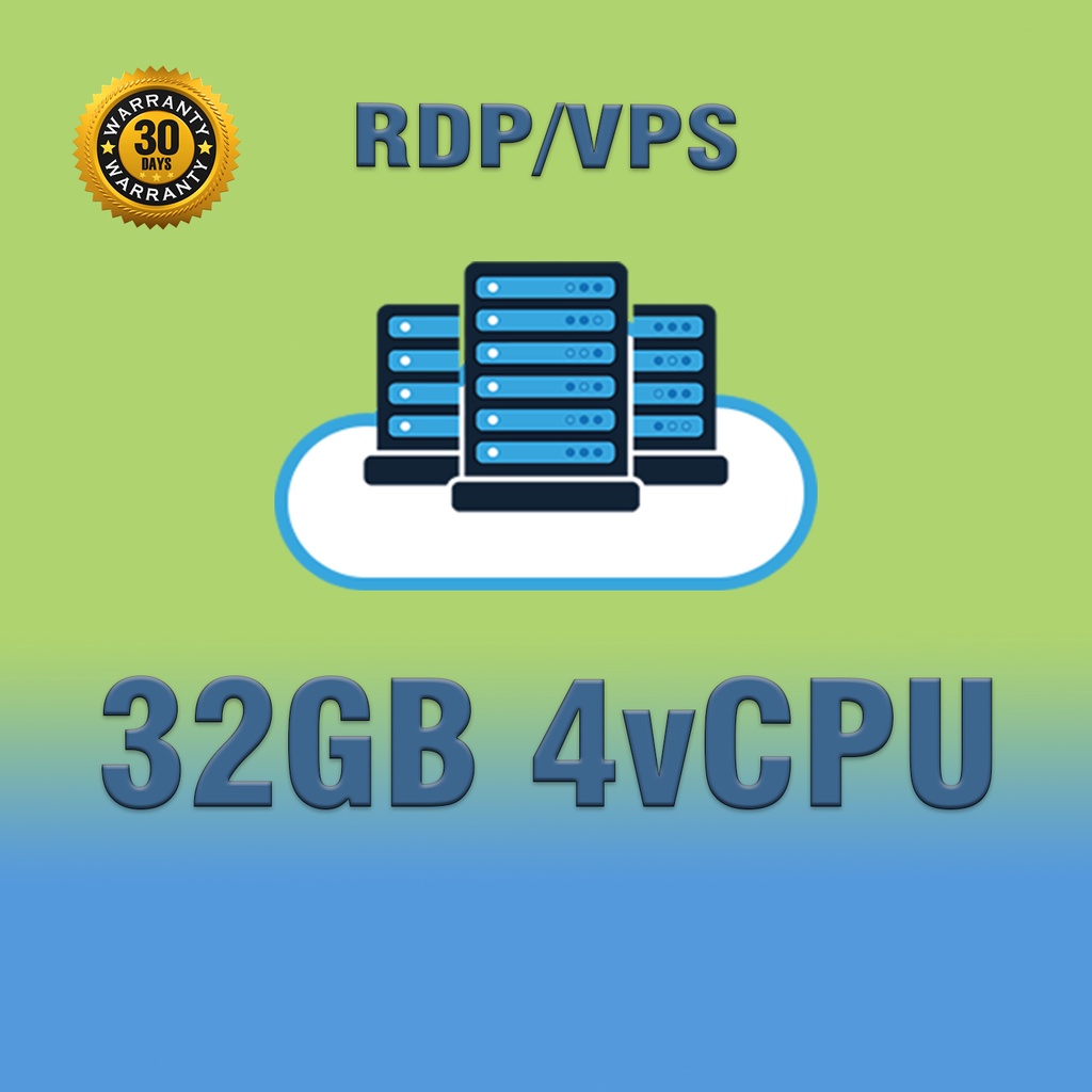 RB22 RDP / VPS Windows Linux Full Admin Garansi Full 30 Hari