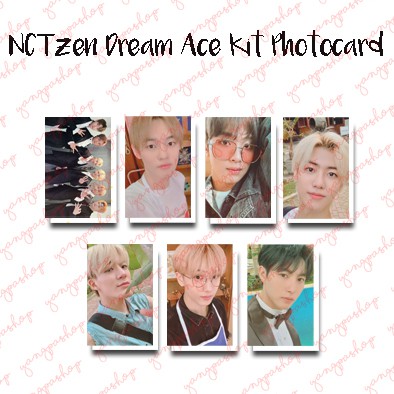 [READY / SET] DREAM ACE KIT WELCOME NDRE DREAM MEMBER PHOTOCARD FAN MADE UNOFFICIAL YANGPASHOP JENO 