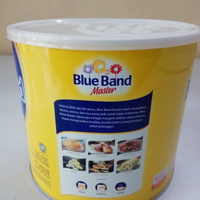 

butter-mentega- blue band 2kg kaleng -mentega-butter.