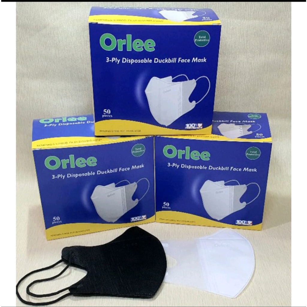 MASKER DUCKBILL/KF94/MEDIS OR/ORLEE 3PLY EARLOOP/HEADLOOP DEWASA ISI 50PCS/10PCS BOX/PACK