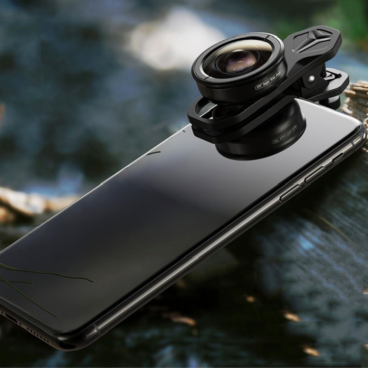 APEXEL Lensa Kamera Smartphone Universal Clip 170 Super Wide Angle Lens - APL-HB170 - Black