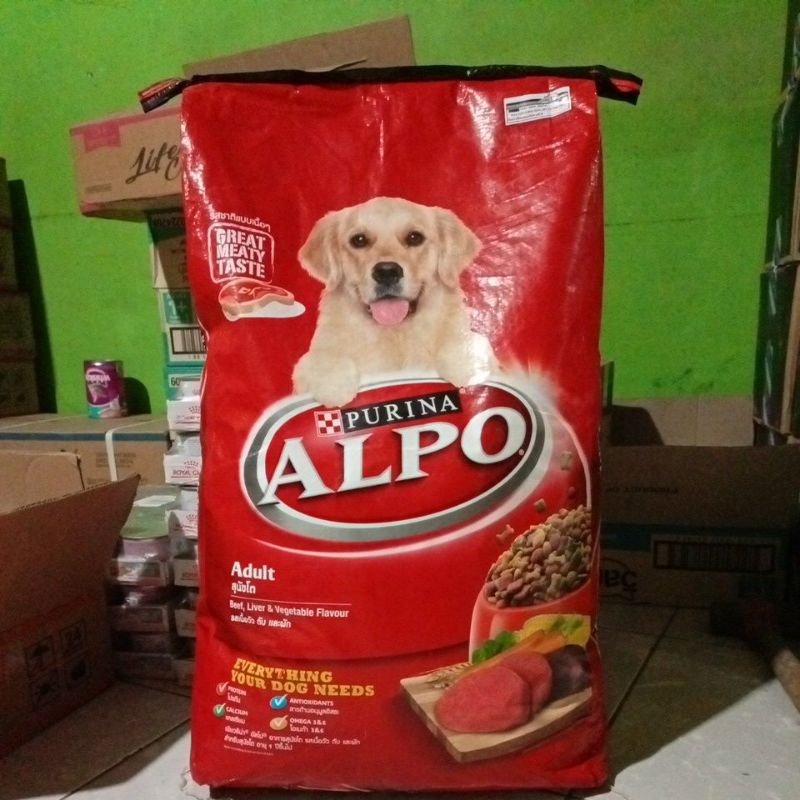 Makanan Anjing Alpo Beef 10kg Alpo Beef Dog Food Adult Murah gojek/grab