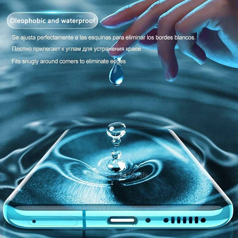 XIAOMI MI Film Pelindung Layar Hydrogel 1000D HD Bening Untuk Xiaomi Redmi 9 10 9A 9C Note 7 8 9 9s 10 10s Pro 9T 11t Pro M3T