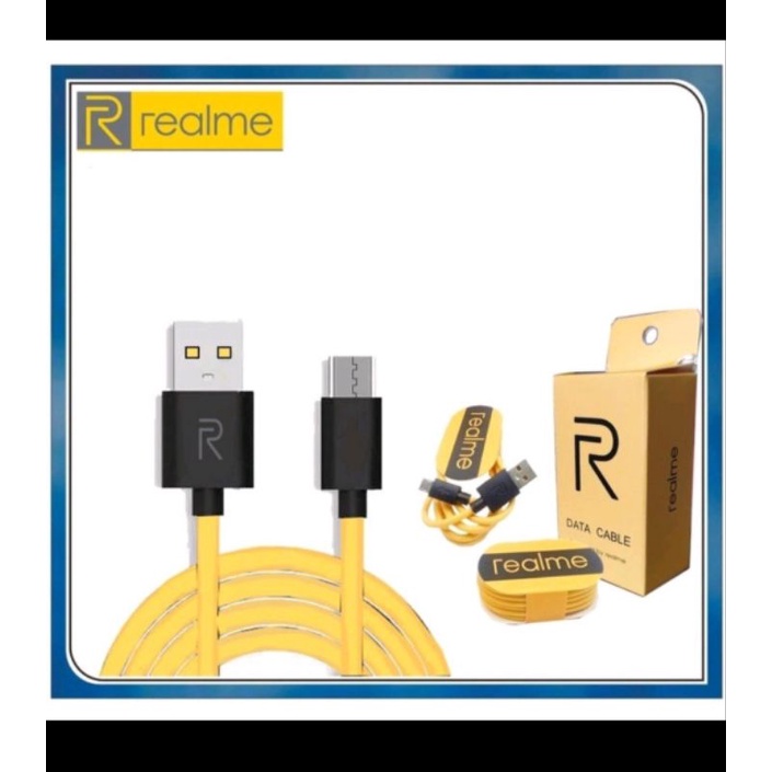 KABEL DATA REALME MICRO USB FAST CHARGING 2.4A - KABEL DATA REALME