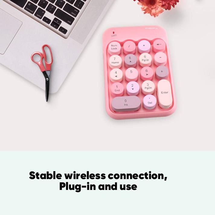Keluaran Terbaru.. MOFII Keyboard Numeric Wireless Mechanical Keyboard Keyboard Bluetooth Candy Mous