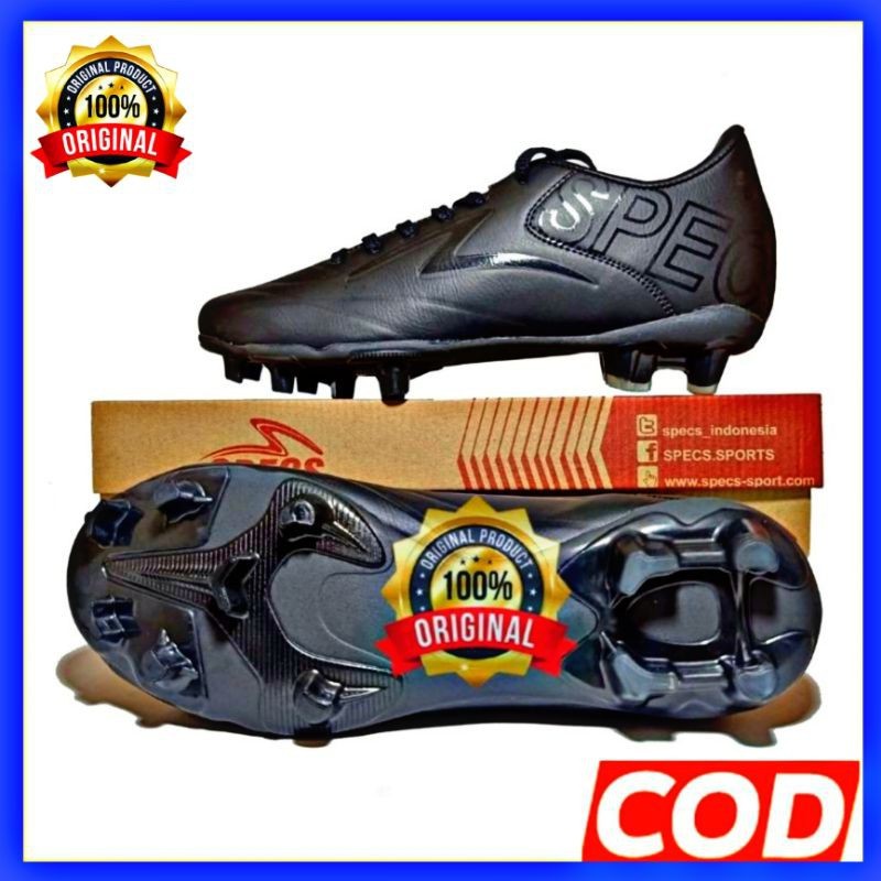 Sepatu Bola Specs ESTADIO SepakBola ACCELERATOR Warna Hitam murah original specs