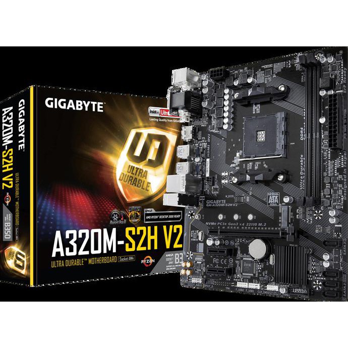 Best Seller] Motherboard Gigabyte Ga-A320M-S2H V2 Chipset B350