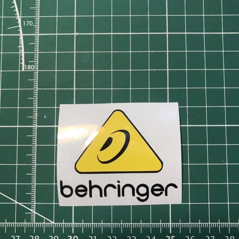 

cutting sticker vinyl logo behringer audio