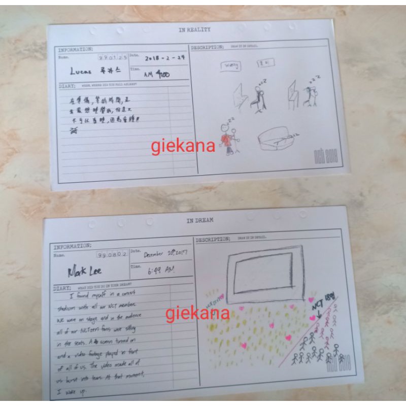 (BOOKED) Lucas Diary Empathy Reality
