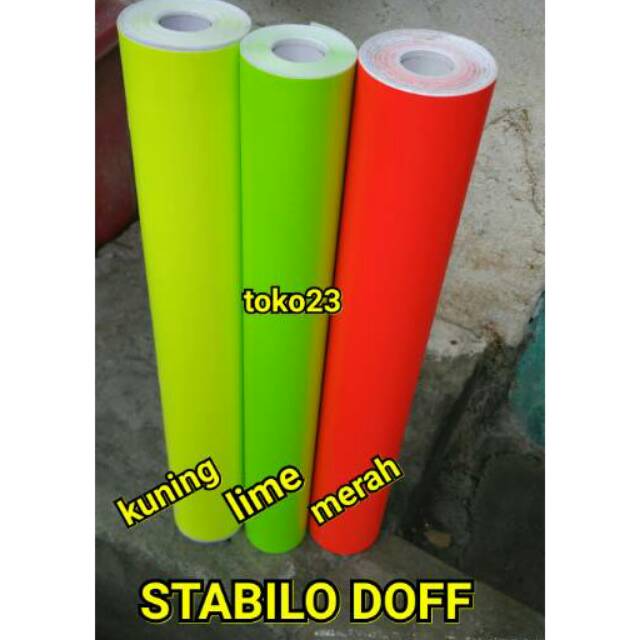 Stiker Stabilo Doff Skotlet Stabilo Doff Shopee Indonesia