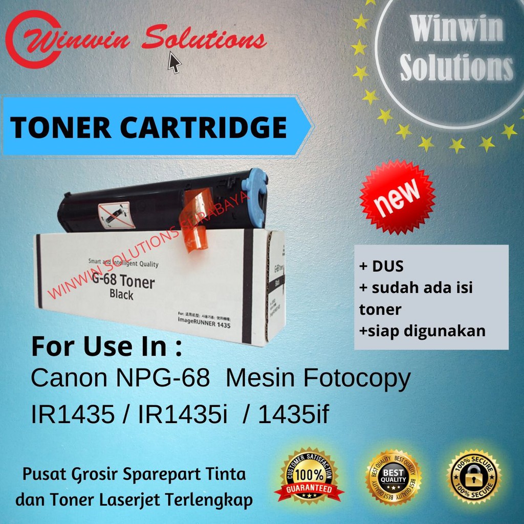 Compatible Toner Cartridge NPG68 NPG-68 IR-1435 IR1435 IR1435i IR1435IF IR1435P 1435p 1435i 1435if G