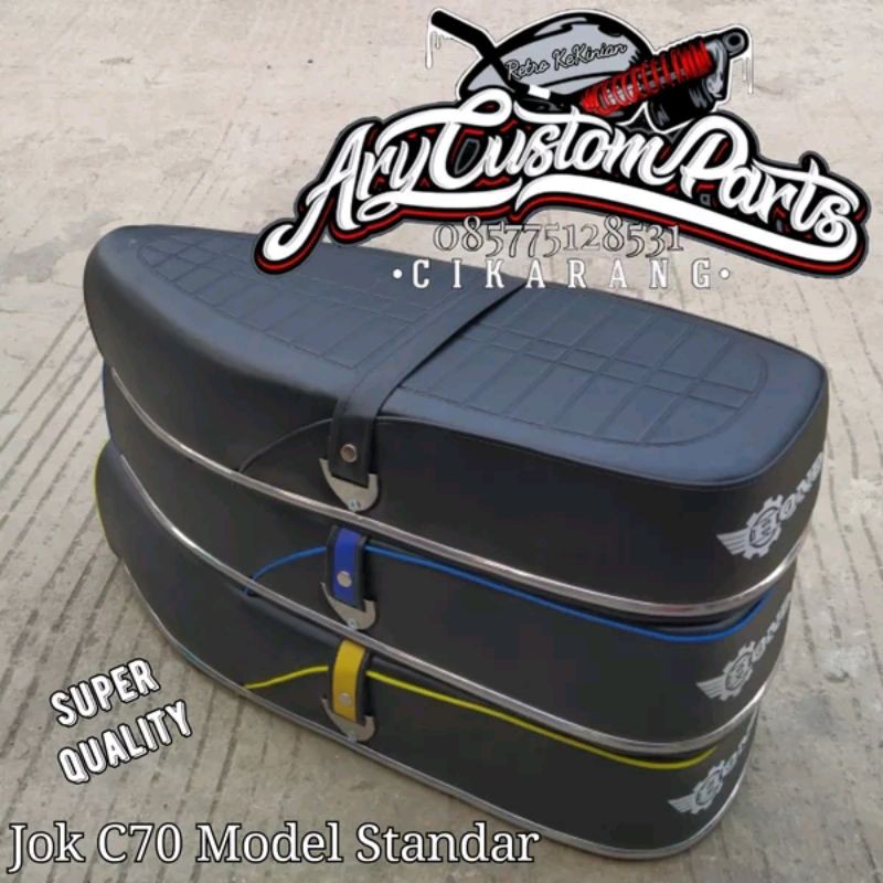 Jok c70 pitung racing bekjul modifikasi