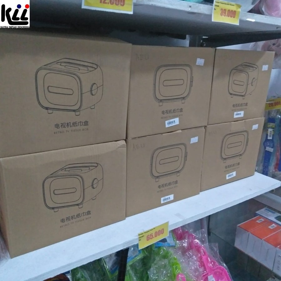 Holder Tempat Tissue TV - Kotak Tissue Holder HP - Box Tissue Stand HP