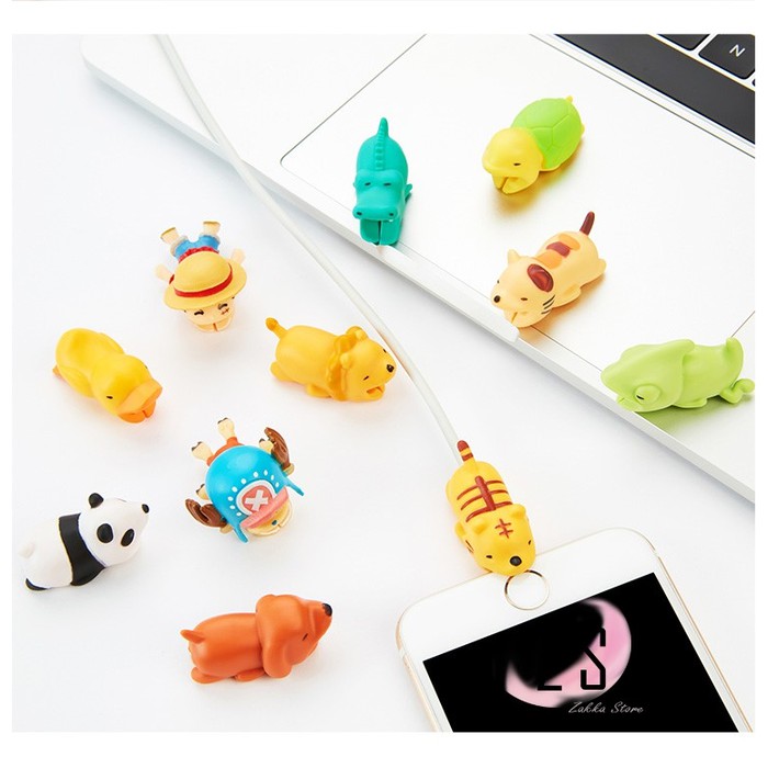 Animal Cable Bite Cute For Android and iPhone Pelindung Kabel data